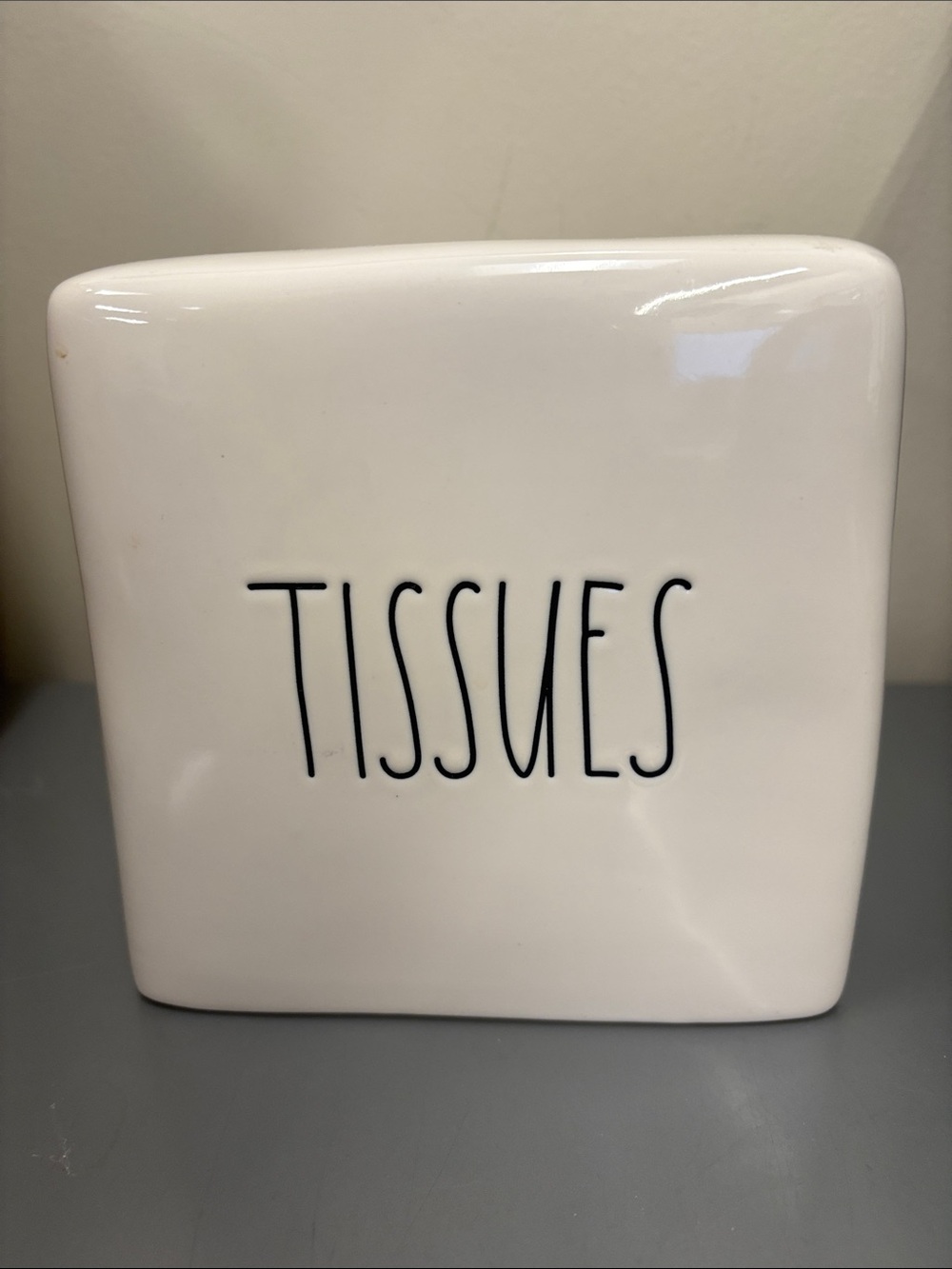 Rae Dunn Artisan Collection by Magenta Ceramic Tissue Box Cover